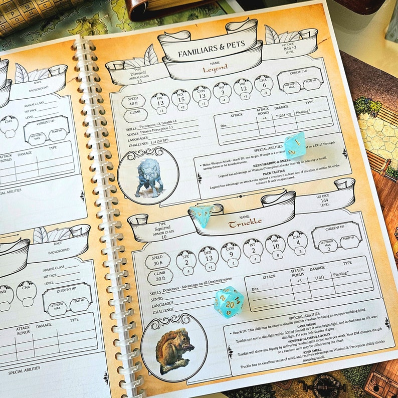 Dnd Campaign Journal Download, Dungeons and Dragons RPG, Dnd Campaign ...