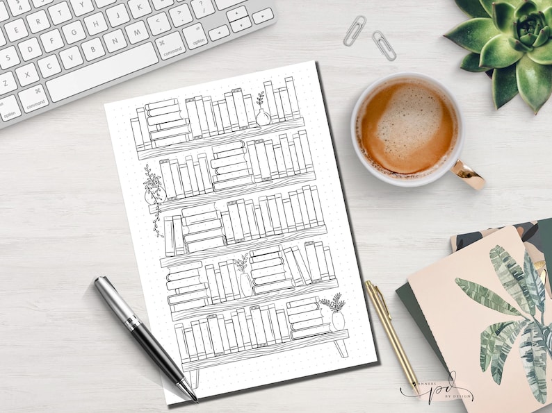 Rastreador de lectura imprimible, rastreadores de libros, registro de lectura para estantería, rastreadores de bullet journal, reto de lectura de 50 y 100 libros, plantillas de Bujo imagen 11