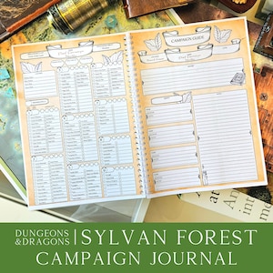 Dungeons and Dragons Printable Campaign Journal, Printable Dungeon Master Tool, DnD Session Planner, DM Campaign Notes, TTRPG, Tabletop