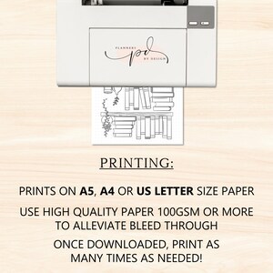Rastreador de lectura imprimible, rastreadores de libros, registro de lectura para estantería, rastreadores de bullet journal, reto de lectura de 50 y 100 libros, plantillas de Bujo imagen 6