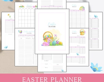 Easter Planner, Spring Planner, Easter Printable, Easter Egg Hunt Planner, Easter Organizer, Easter Bunny, Easter Party Planner