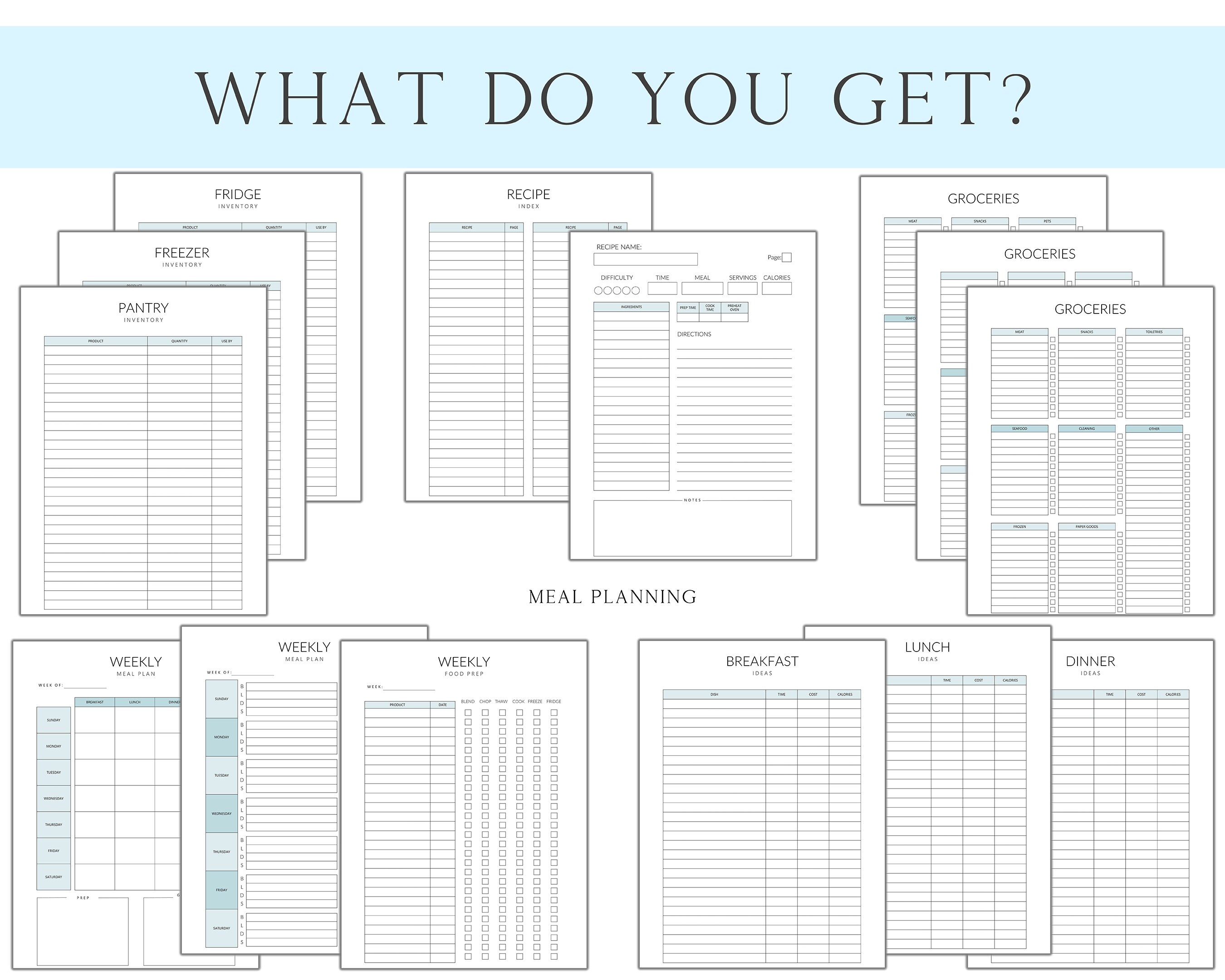 Household Binder Daily Planner Printable Home Management - Etsy