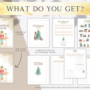 Christmas Planner Printable, the Nutcracker Festive Holiday Season ...