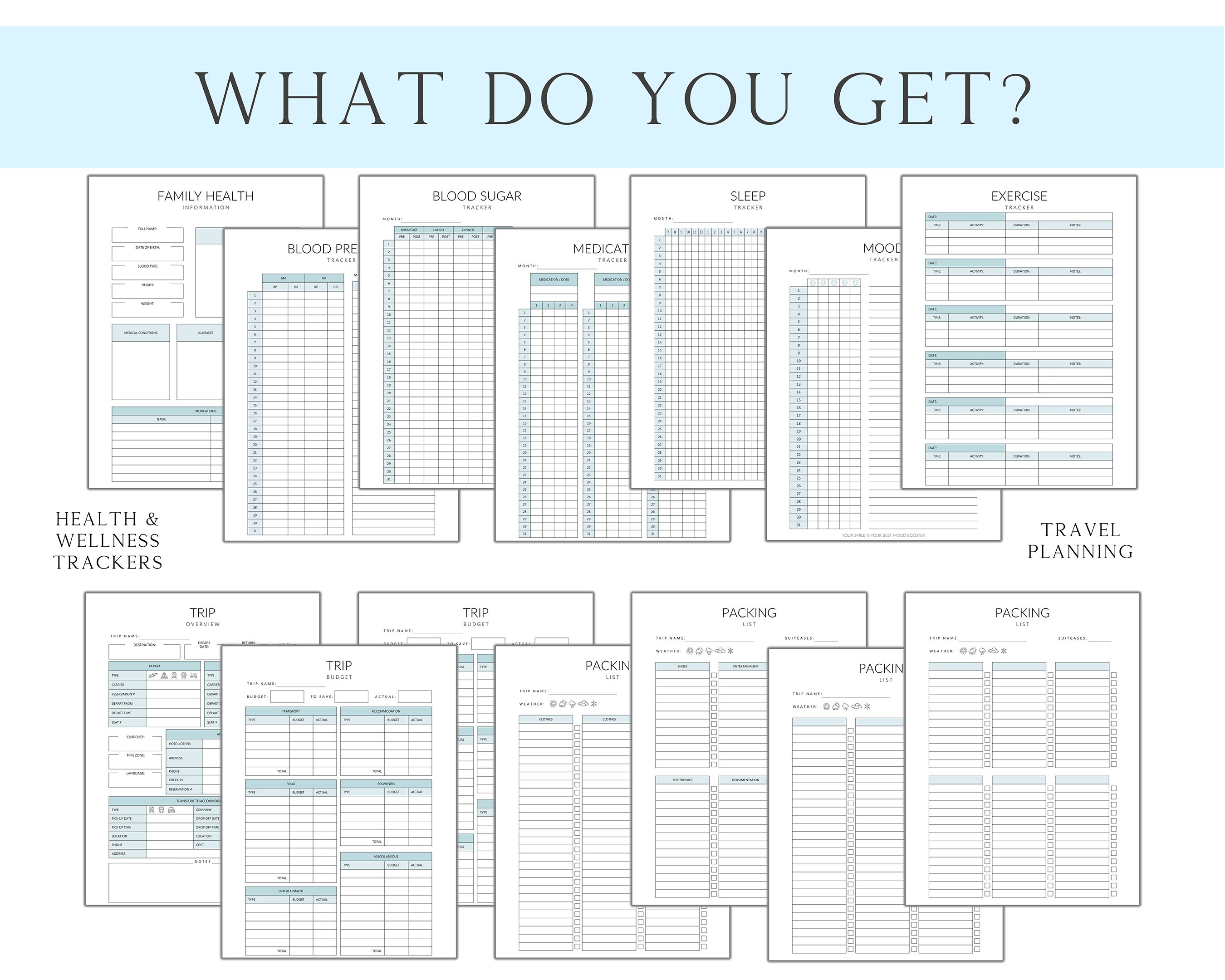 Household Binder Daily Planner Printable Home Management - Etsy