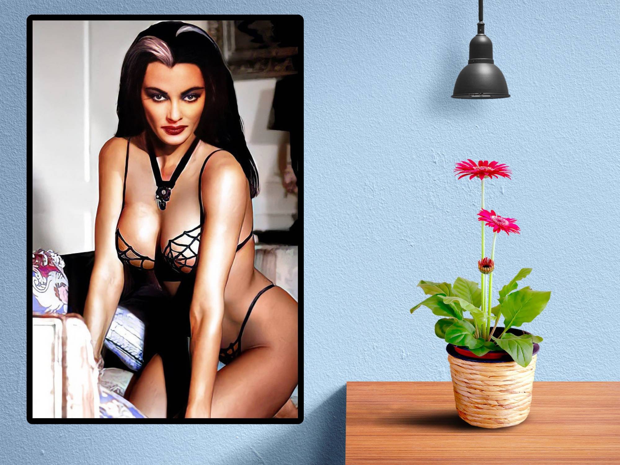 Slideshow lily munster nude.