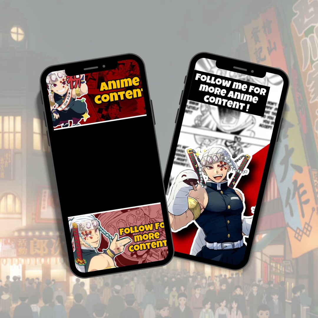 Anime Side Character Reel Template Instagram Reel Template Etsy