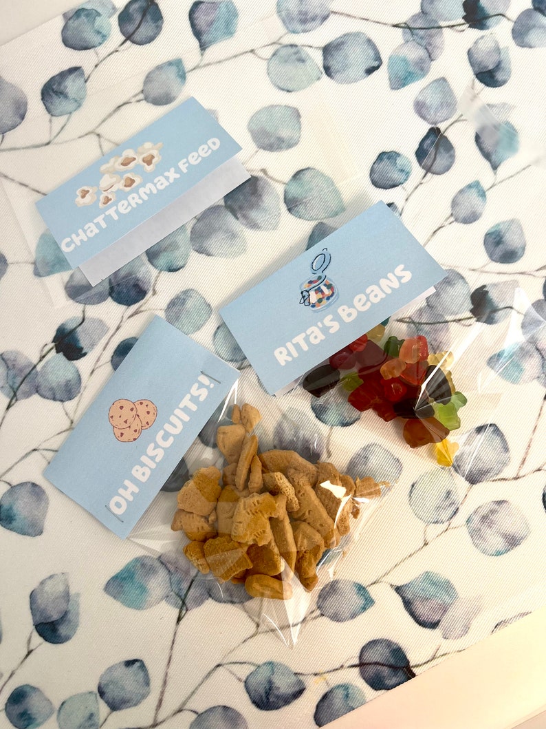 Bluey Inspired Gift Bag Labels Etsy