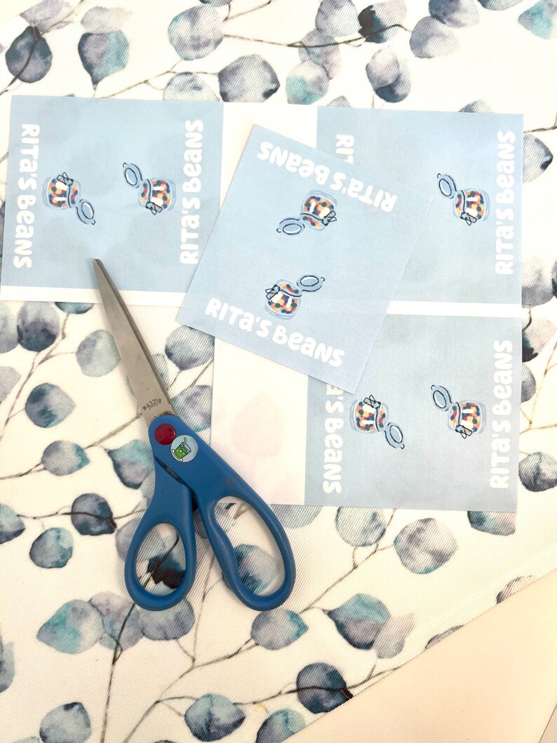 Bluey Inspired Gift Bag Labels Etsy