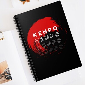 Kenpo Red Sun Notebook,Kenpo Karate, Karate Journal,Karate Notebook,Kenpo Karate,Martial Arts Gifts,Karate Gift,Karate Birthday, Sensei Gift