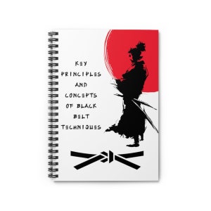 Karate Notebook, Karate Journal, Gifts For Karate, Karate Birthday, Karate Gifts, Journal, Planner, Kenpo Karate, Kenpo Karate, Black Belt
