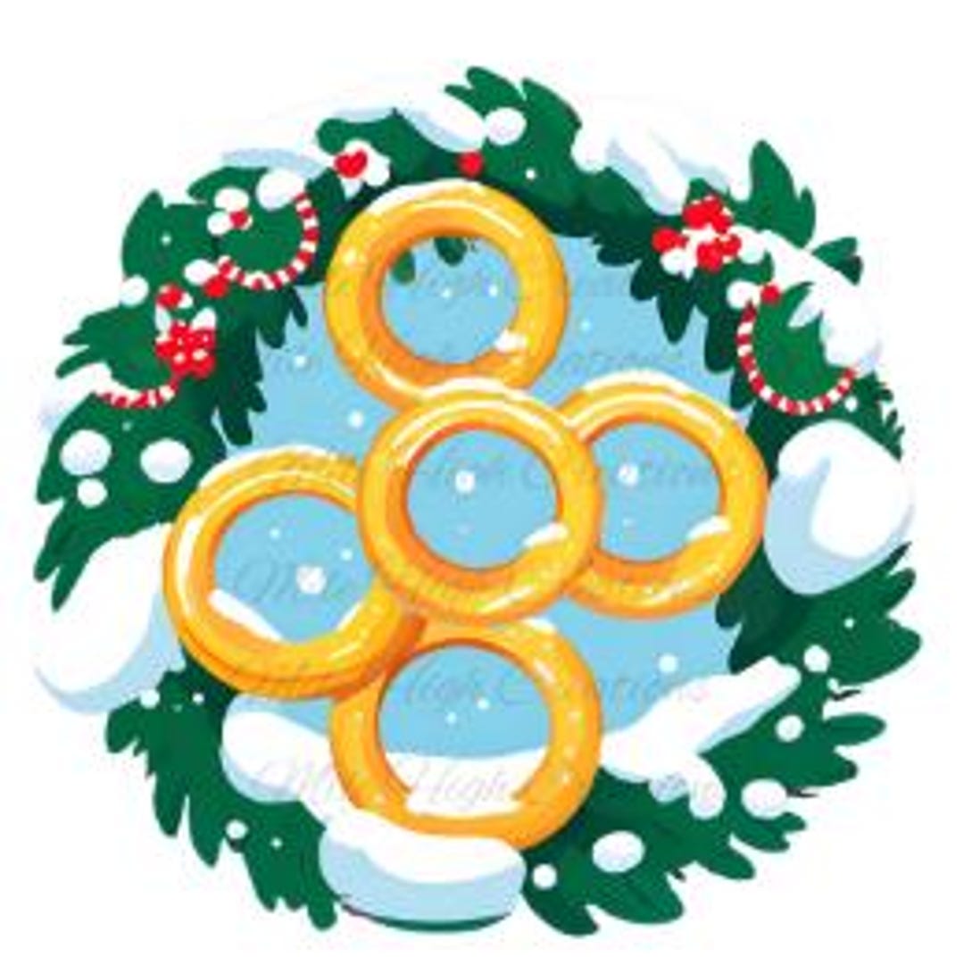 Five Golden Rings PNG File - Etsy