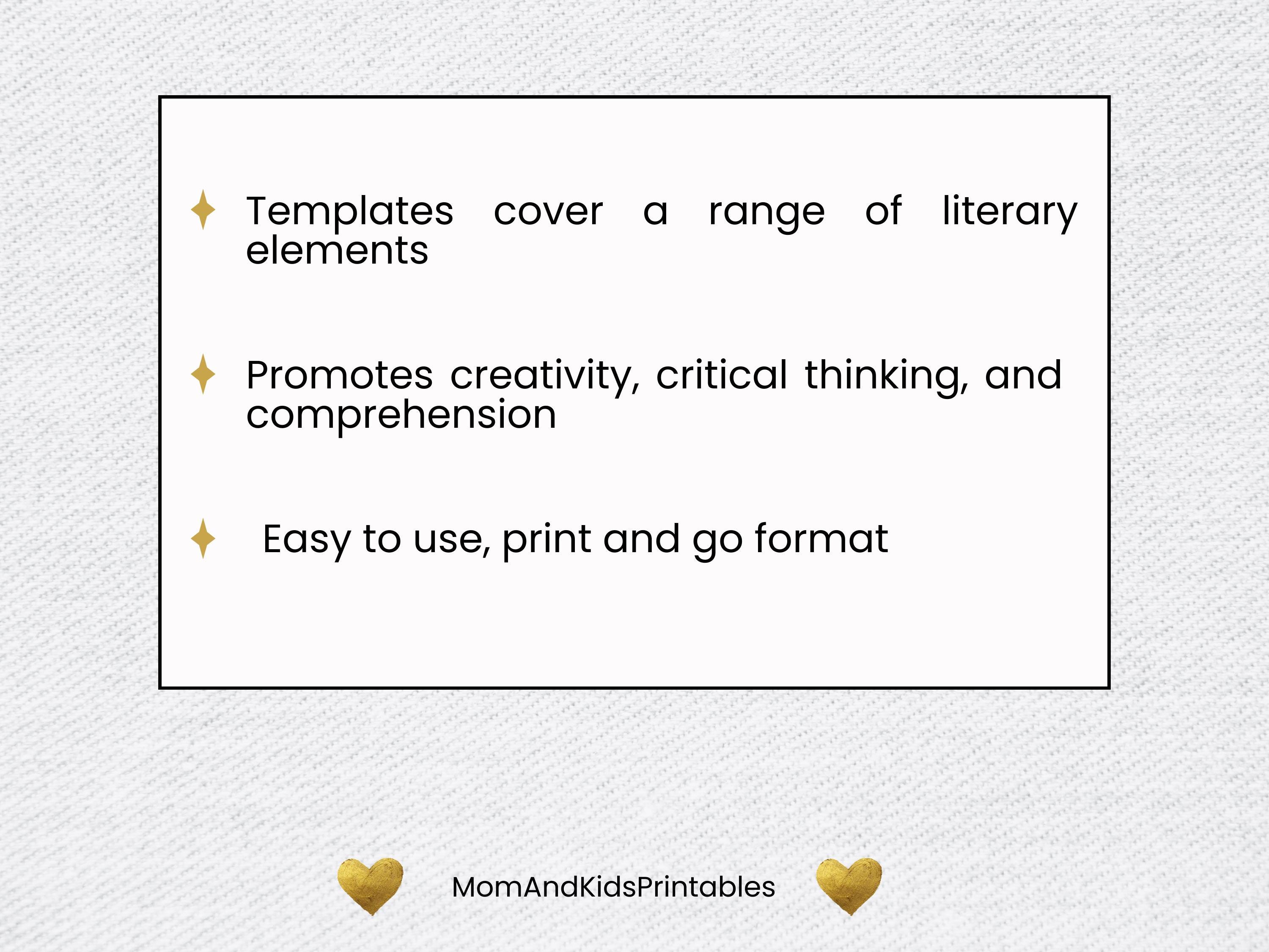 Book Report Template Printable | Reading Comprehension Worksheet for ...