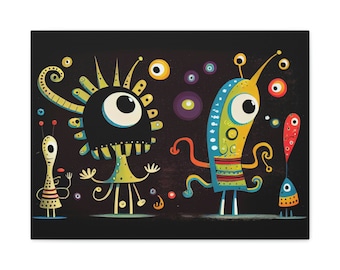 Whimsical Space Aliens