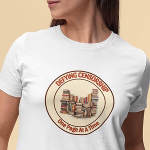 Defying Censorship banned books shirt, book lover gift, read banned books