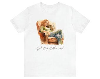 Cat Nap Enthusiast Short Sleeve Tee