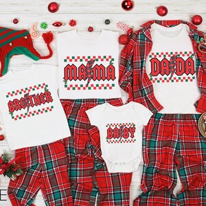 Matching Family Christmas Shirts,Custom family christmas shirt,Retro christmas T-Shirt,family name christmas shirt,Christmas Party Shirts