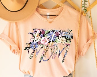 Mama Blumen-Shirt, Blumen-T-Shirt, Mutter-Tagesgeschenk, beste Mutter überhaupt T-Shirt, Geschenk für sie, Blumengraphik-T-Stück, Wildblumen-T-Shirt, Damenblumen-T-Shirts