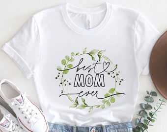 Wildblumen Shirt, Blumen Shirt, Muttertagsgeschenk, Beste Mama aller Zeiten T-Shirt, Geschenk für sie, Blumengrafik T-Shirt, Wildblumen T-Shirt, Geschenk für Frauen