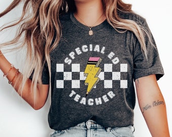 Camisa retro de maestro SPED, regalo de maestro Sped, camisa del equipo SPED, regalo de camisa de regreso a la escuela, equipo de educación especial, camisa de maestro de educación especial