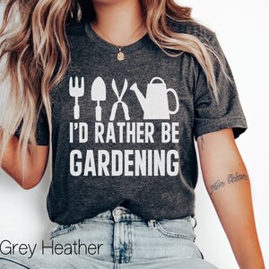 Gardening T-Shirt,Plant Shirt,Gardening Gift,I&#39;d Rather be Gardening Shirt,Funny Gardening Shirts,Plant Lover TShirt,Gift For Gardeners