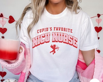 Valentines NICU Nurse Shirt, Preemie Nurse VDay Shirt, Neonatal Nurse Tee, NICU Team Shirts, Neonatal Intensive Care Unit Comfort Colors Tee
