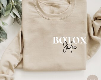 Personalized Botox Dealer Sweatshirt, Nurse Injector Crewneck Pullover, Aesthetic Nurse Sweater, Nurse Injector Botox and Filler, Botox Gift