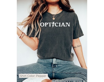 Retro Optician Shirt, Optician Gift, Optometry Retro Shirt, Optometry Gift, Groovy Eye Doctor Shirt, Optician Shirt, Optician Birthday Gifts