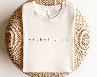 Esthetician Shirt, Cosmetology TShirt, Skin Boss T-Shirt, Licensed Esthetician Shirts, Esthetician Gifts, Skincare Shirt, Esthetician Tee