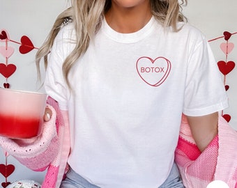 Valentines Botox Shirt, Aesthetic Nurse Injector T-Shirt, VDay Filler Dysport Dealer PA NP Cosmetic Nurse, Valentine Nurse Injector Shirt