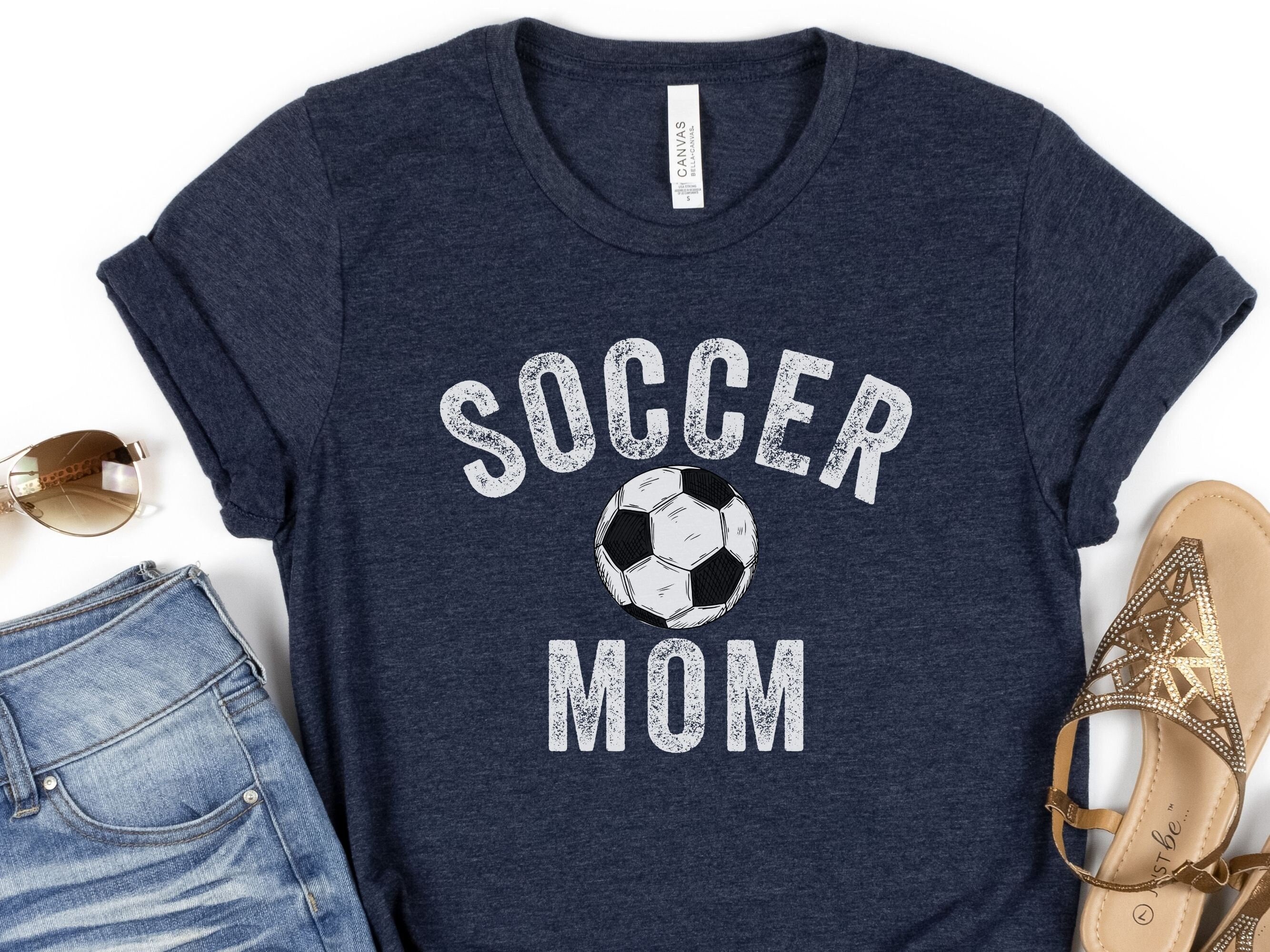 Mom Soccer Shirts Team Soccer Mom Shirts Soccer Game Day Etsy