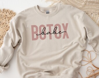 Botox Dealer Sweatshirt, Esthetician Medspa Gift, Botox Injector Sweatshirt, Botox Babe Shirt, Esthetician Clothing, Esthetician Graduate