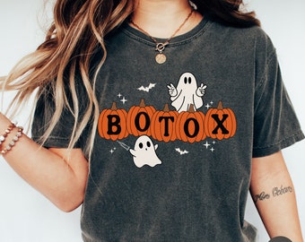 Botox Pumpkin Halloween Shirt, Botox Halloween Shirt, Nurse Injector TShirt, Aesthetic NP, Fall Botox Apparel, Botox Medspa, Comfort Colors