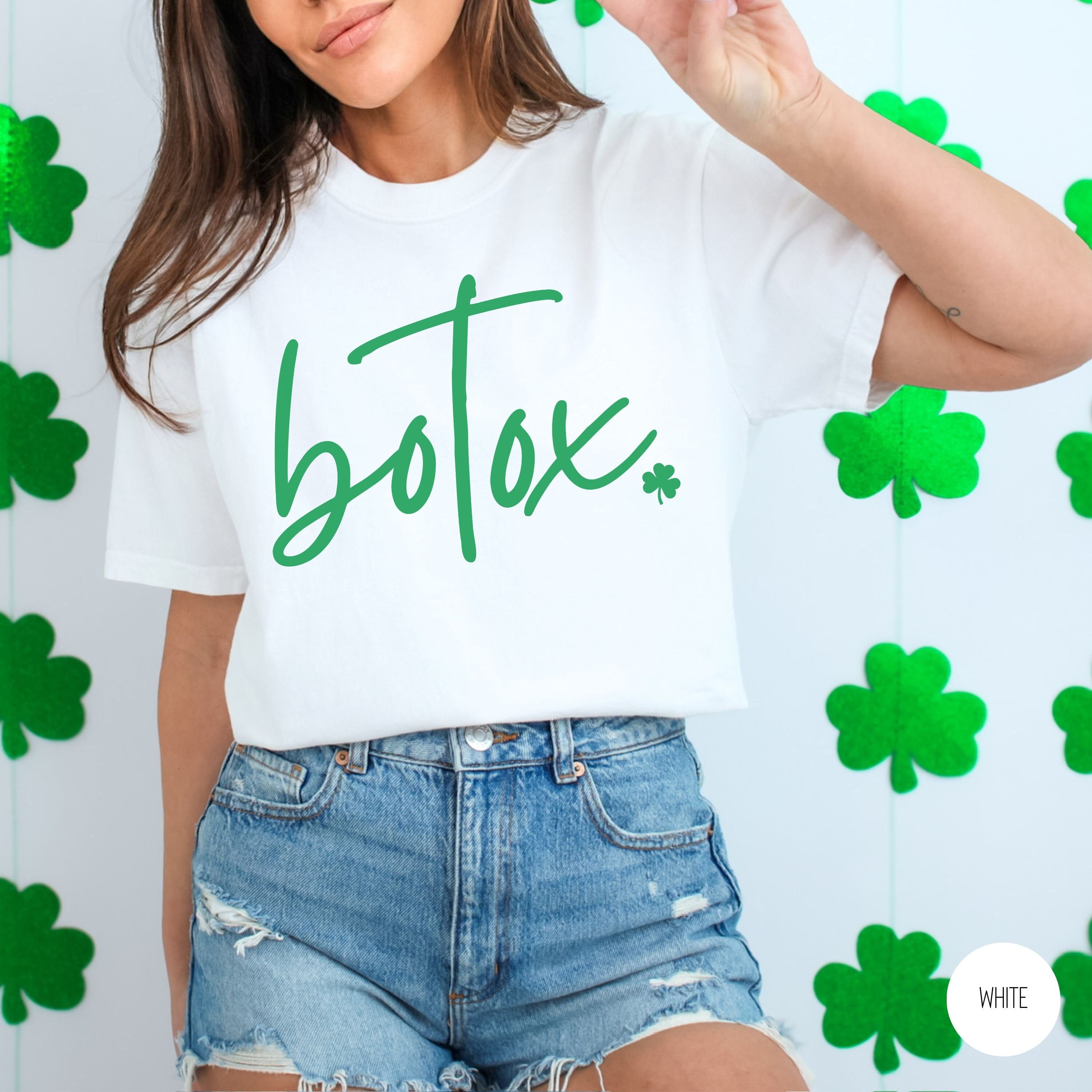St Patricks Day Botox Shirt, Aesthetic Nurse Injector T-shirt, St ...