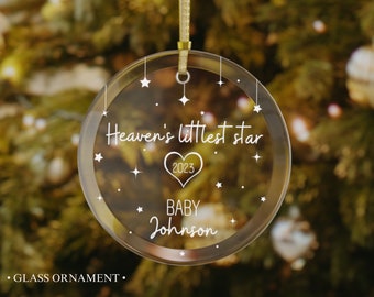 Custom Miscarriage Ornament, Personalized Infant Loss Keepsake, Baby Loss Gift for Mom or Dad, Stillbirth Sympathy Gift, 6 Weeks Miscarriage