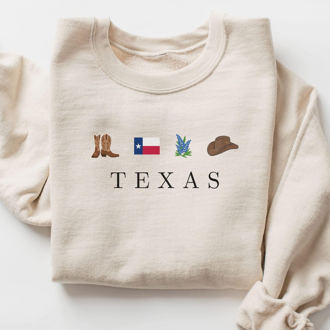 The Lone Star State Texas Crewneck Sweatshirt main image 1