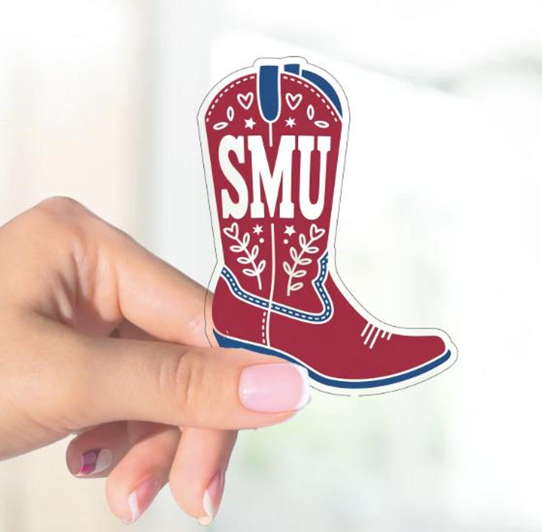 Methodist Sticker Southern Methodist University Sticker - Etsy