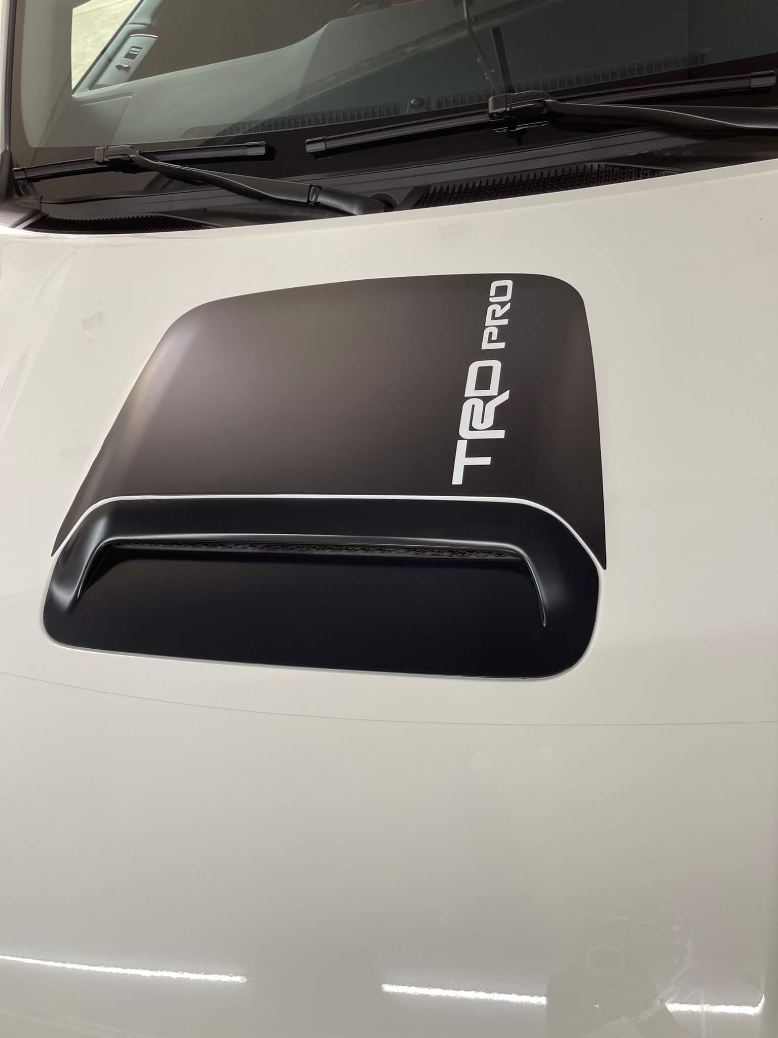 Toyota Hood Scoop Antiglare Decal With Custom