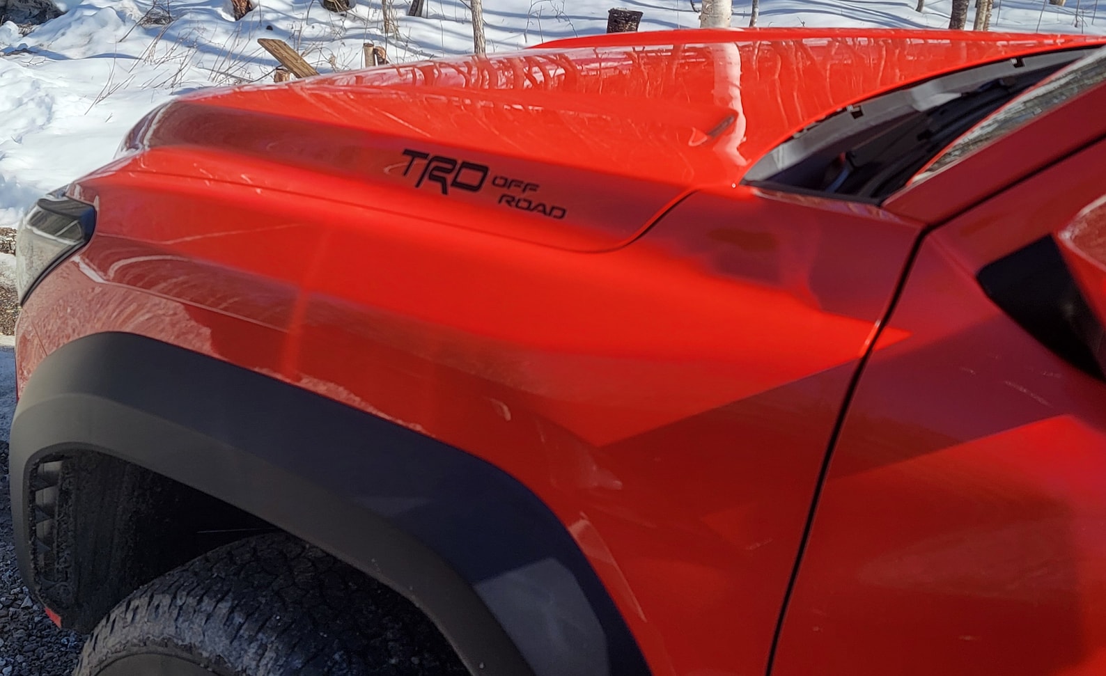 2025 + Toyota 4runner 6th Generation Hood Lettering Decal Set (TRD Off ...