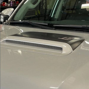 4Runner 5th Gen 2010-2024 Topographical Hood Scoop Vinyl Decal with TEQ logo