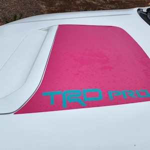 4Runner Hood Decal, Matte Pink Scoop Overlay for 5th Gen (2010-2024)
