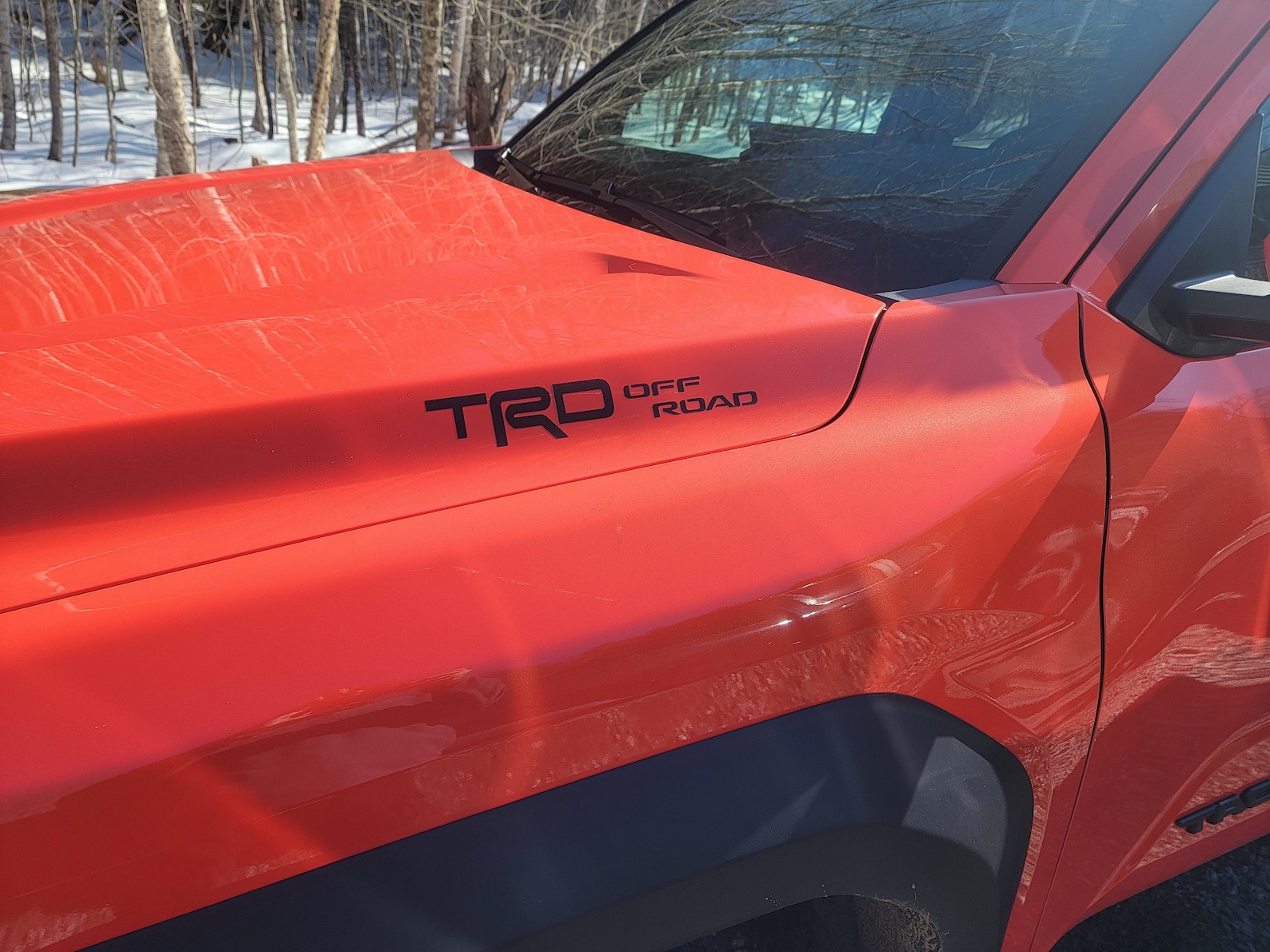 2025 + Toyota 4runner 6th Generation Hood Lettering Decal Set (TRD Off ...