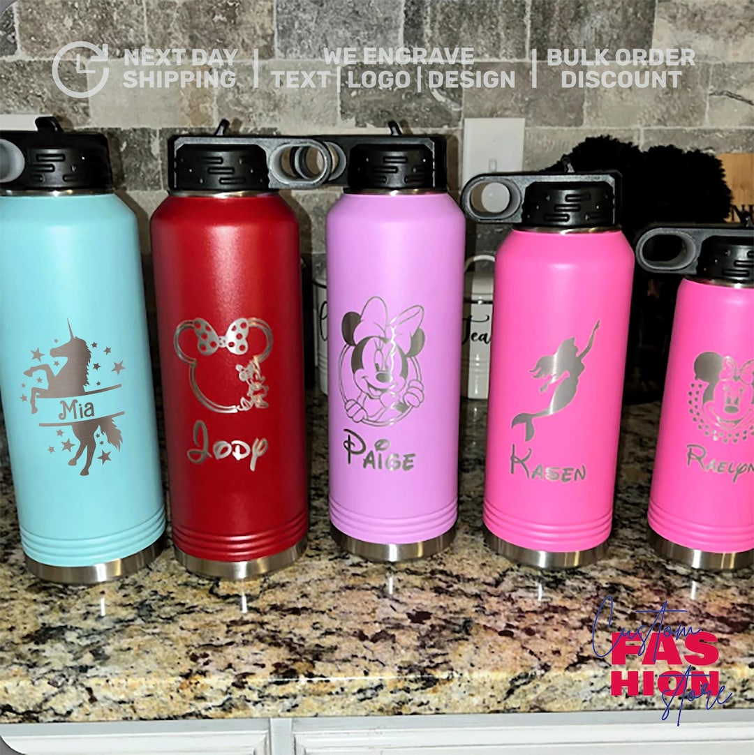 Personalized Kids Water Bottle, School Water Bottle, Custom Name Cup ...