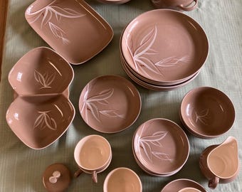 Winfield Potteries, "Desert Dawn" Dinnerware, Hand Painted, Vintage, Open Stock