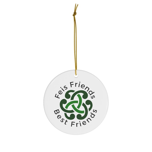Irish Dance Feis Friends Christmas Ornament