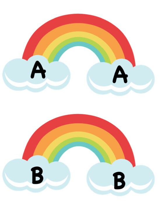 Lower Case R Rainbow Rainbow Letter Puzzles 3 Games Included ( Capital to Capital, Lower ...