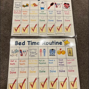 Editable Copy of Morning and Bed Time Routines (you Download File and ...