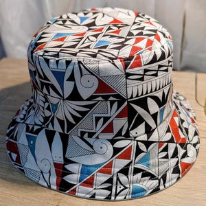 Reversible Bluebird Bucket Hat Pueblo Bloom