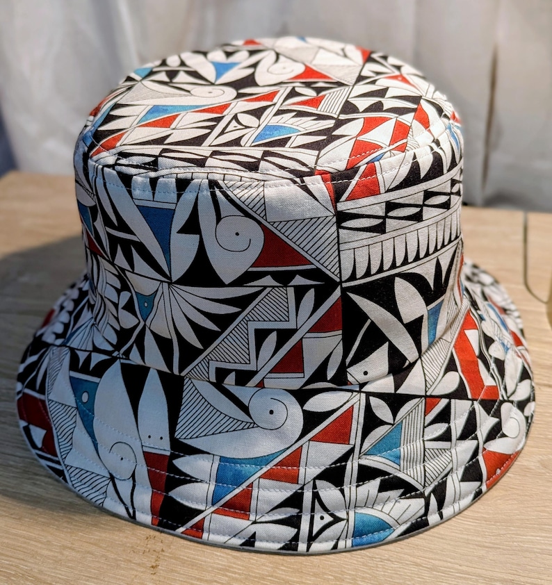 Reversible Bluebird Bucket Hat Pueblo Bloom
