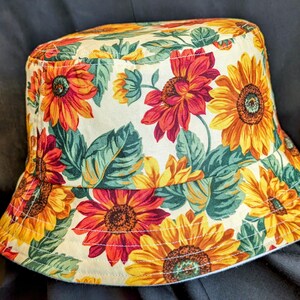 Reversible Bluebird Bucket Hat Autumn Gold