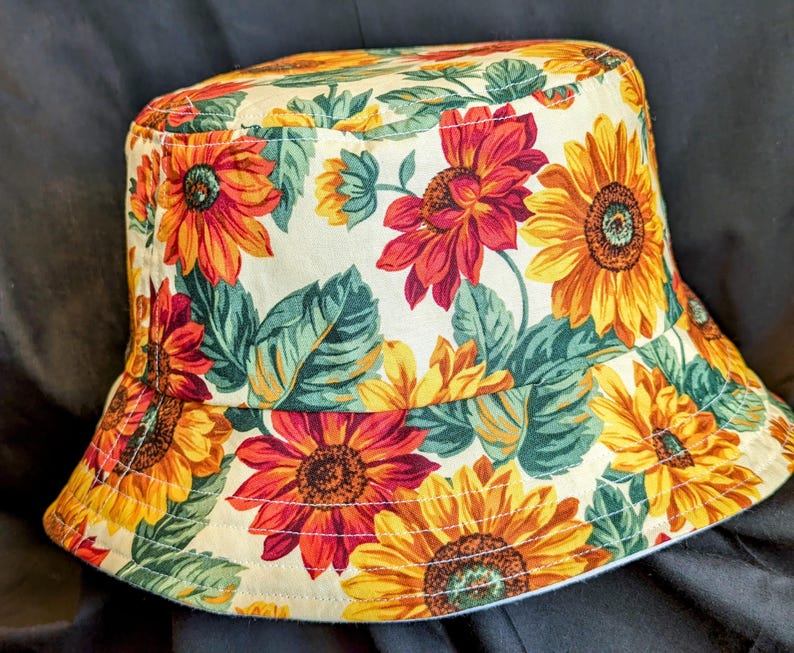 Reversible Bluebird Bucket Hat Autumn Gold
